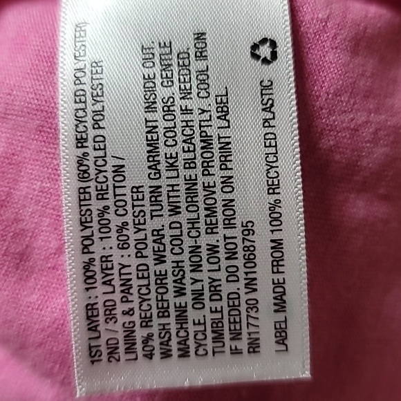 Cat & Jack Gold Band with Pink Heart Tully Built In Cotton Panty Shirt, 24 Month - Picture 8 of 8